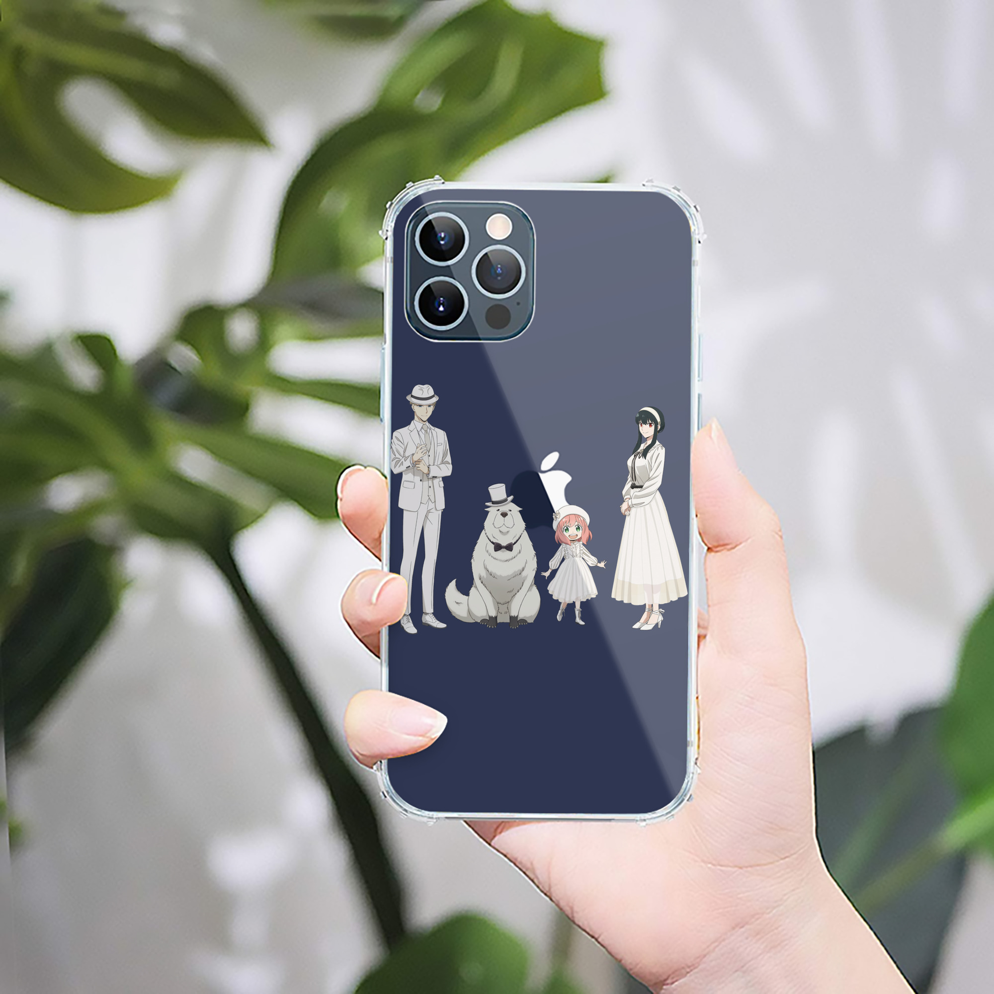 （画像用） SPY×FAMILY间谍家家酒 【iPhone 12シリーズ対応】透明スマホケース（クリアソフトケース）